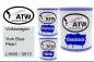 Preview: Volkswagen, York Blue Pearl, LXW0 / 3512: 1L Lackdose + 1L Klarlack + 500ml Härter - Set, von ATW Autoteile West.